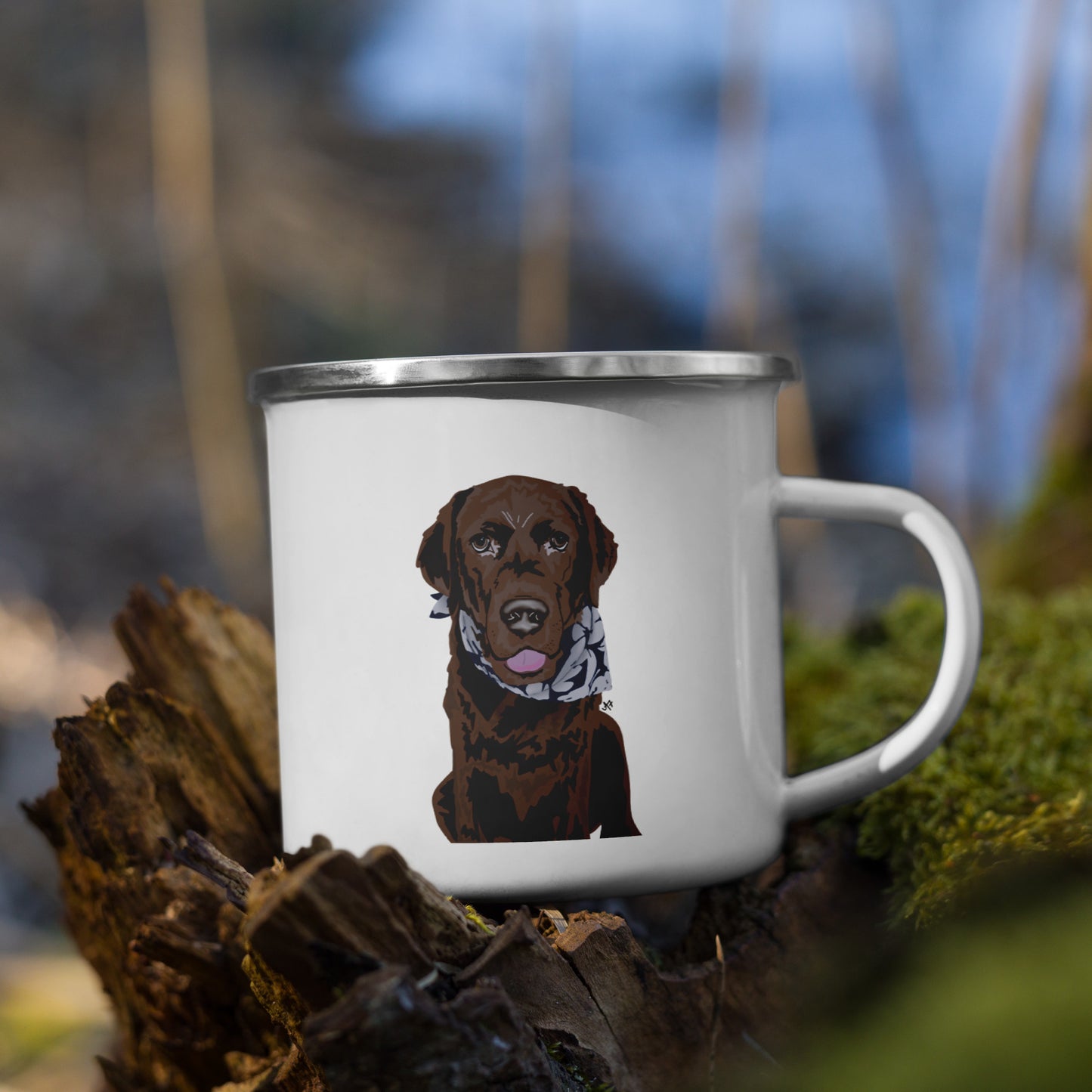 Cooper Enamel Mug