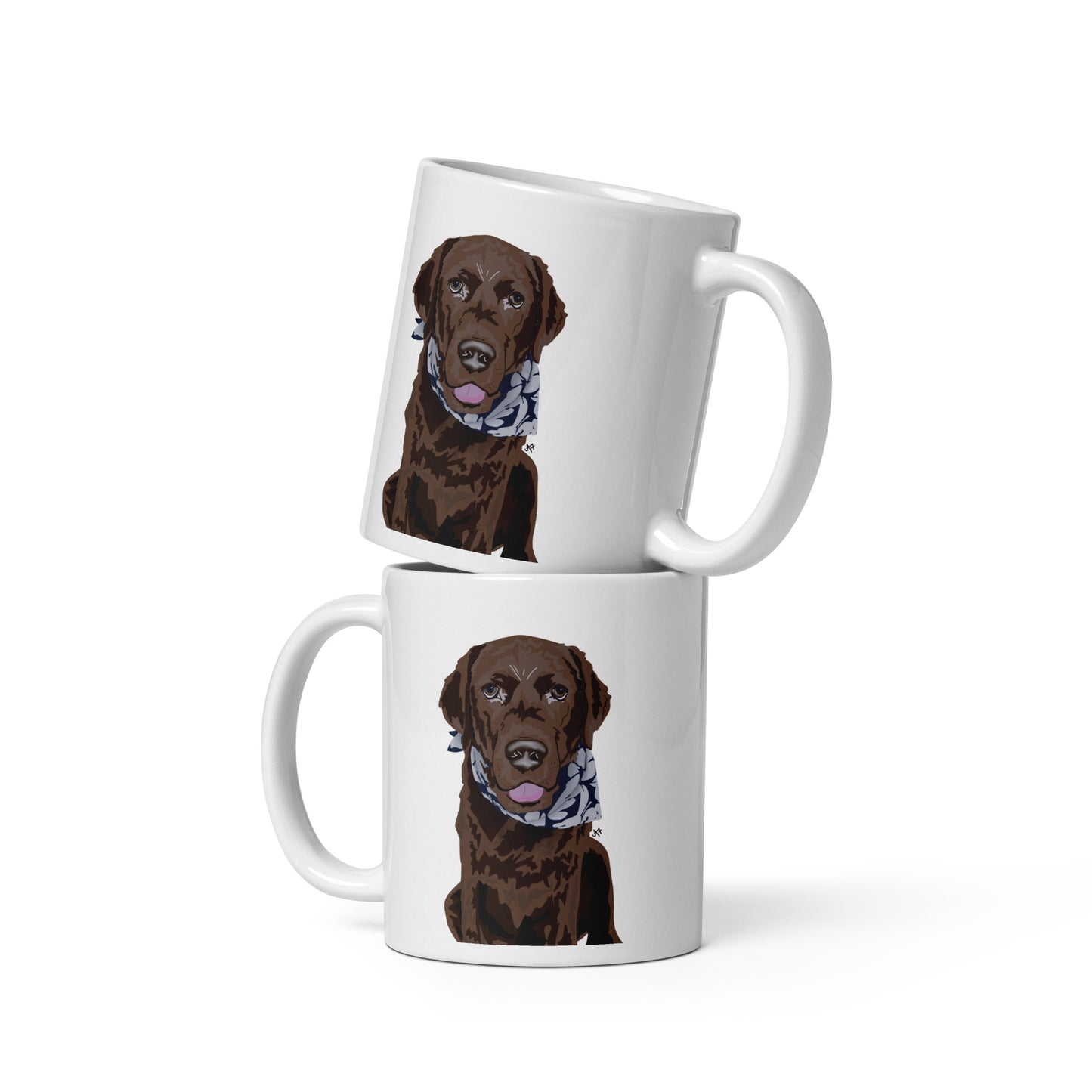 Cooper White glossy mug