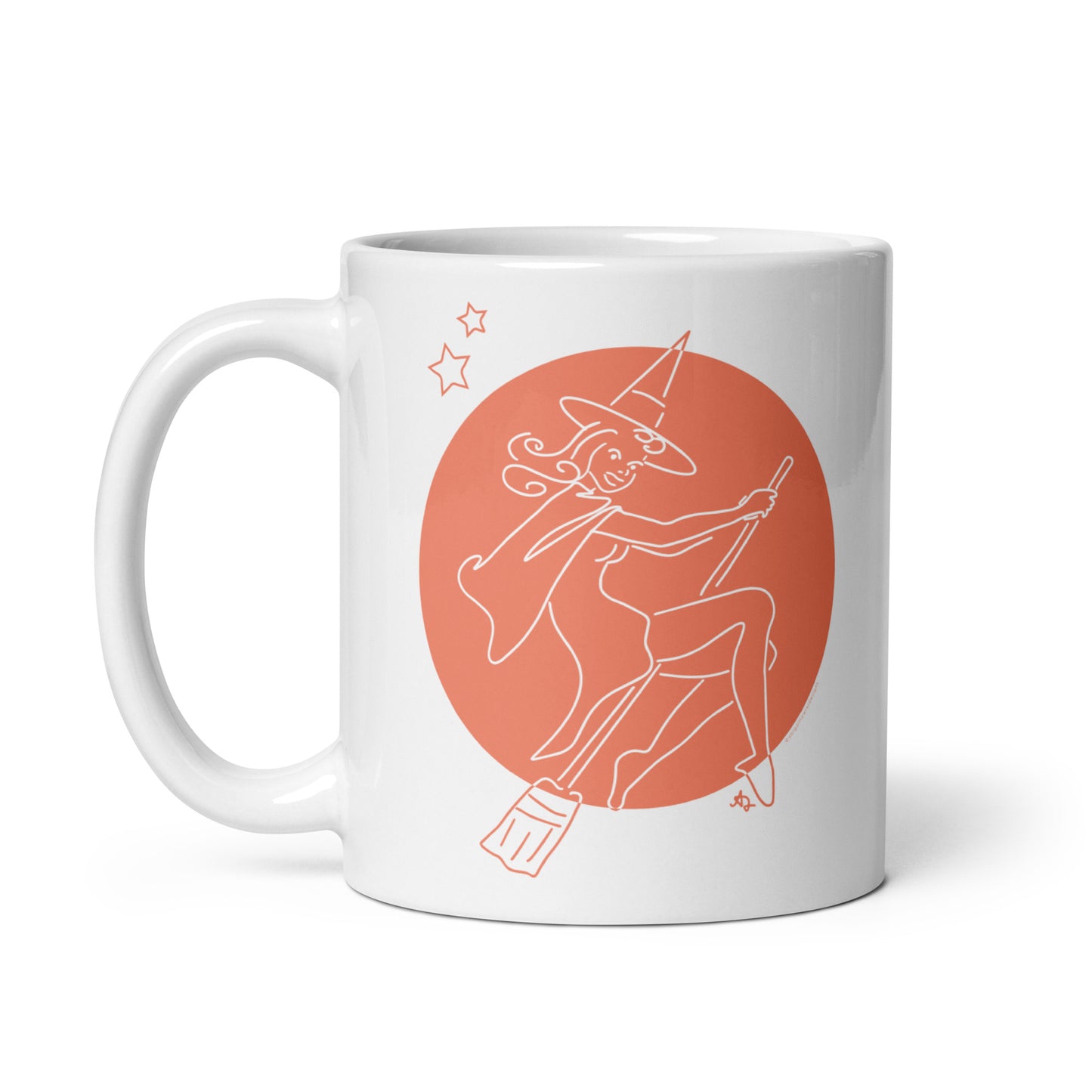 Bewitched Retro Glossy Mug