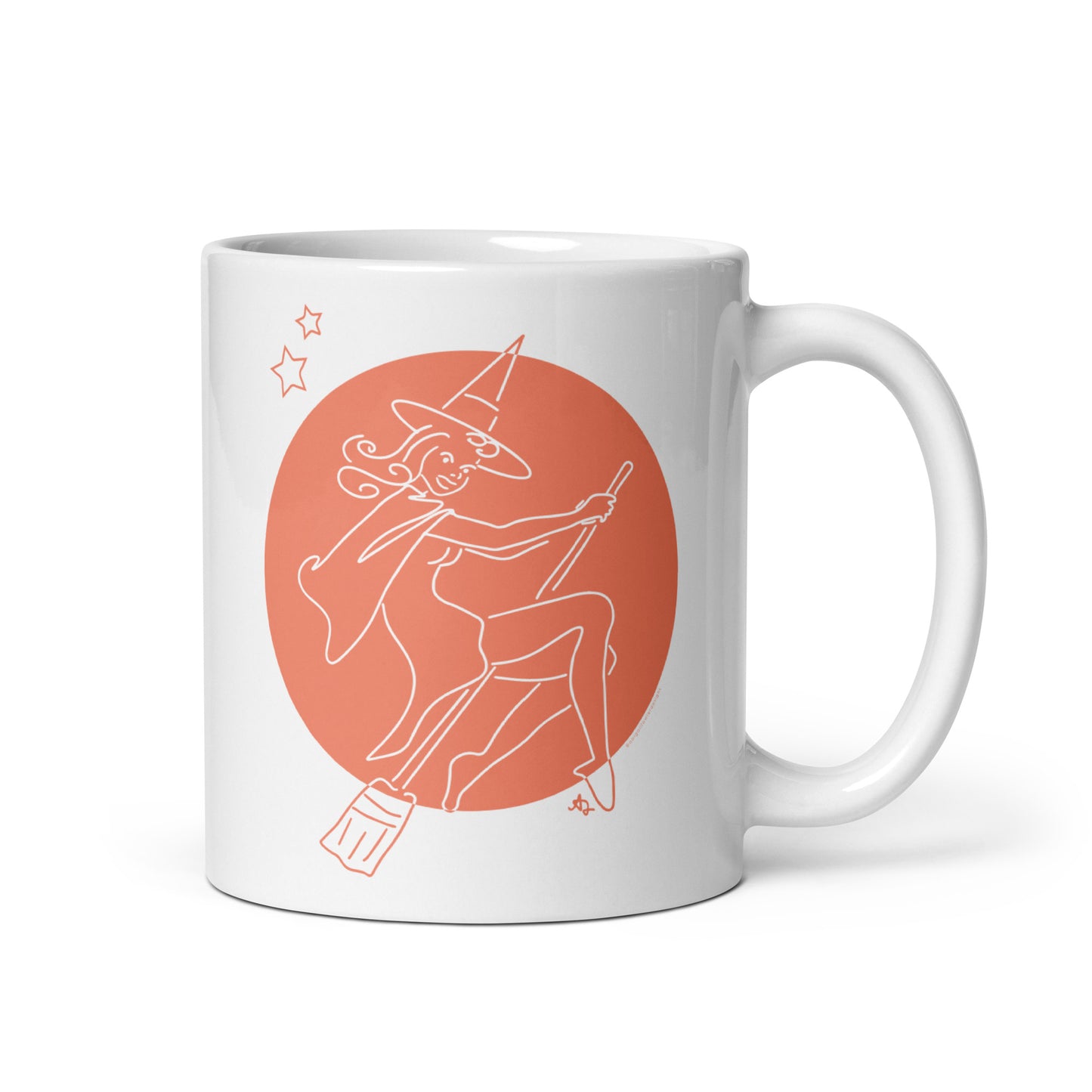 Bewitched Retro Glossy Mug