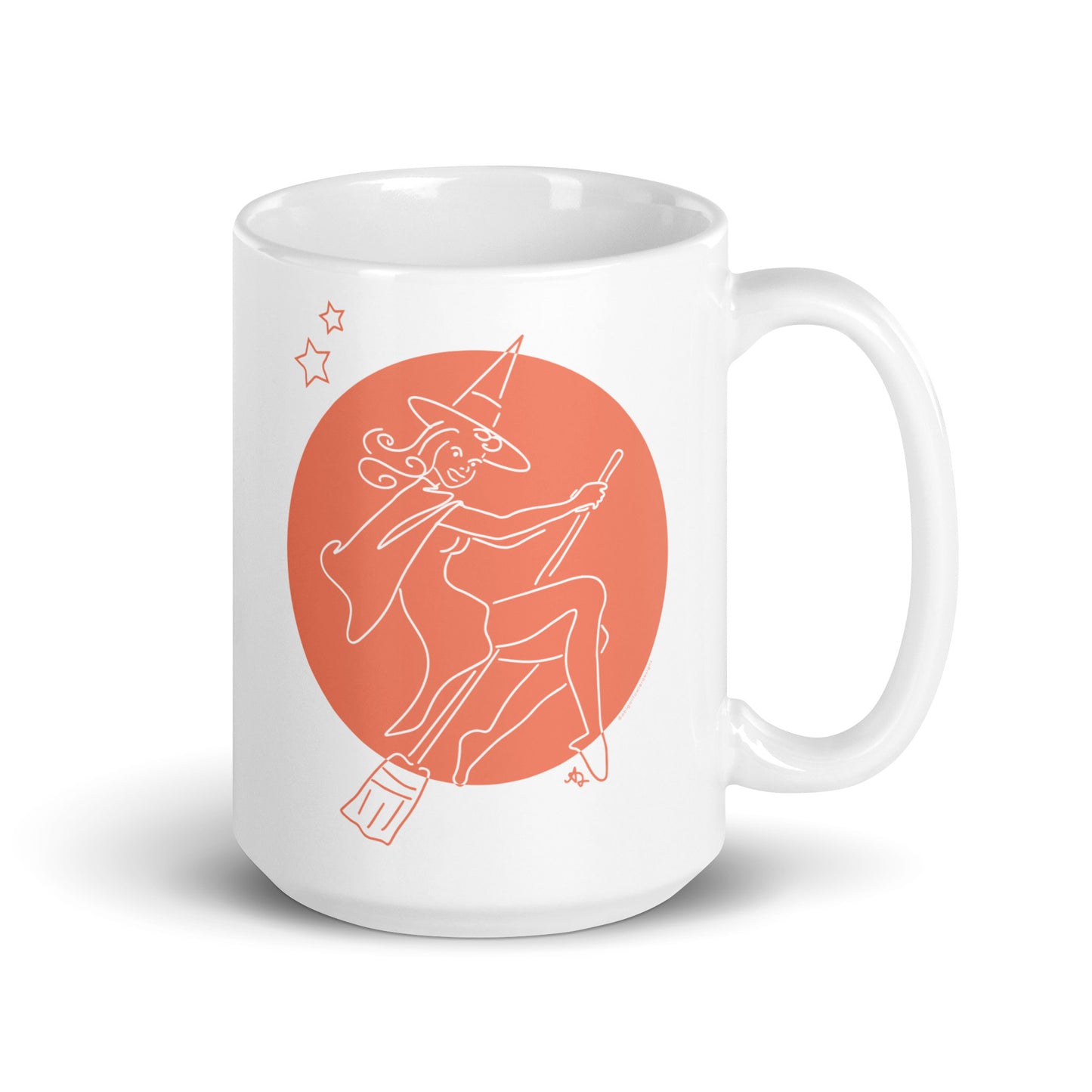 Bewitched Retro Glossy Mug