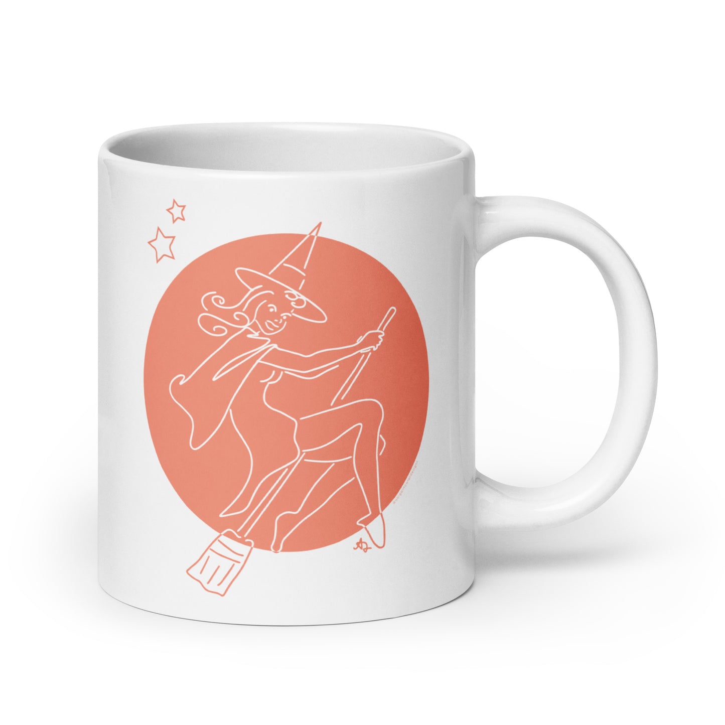 Bewitched Retro Glossy Mug