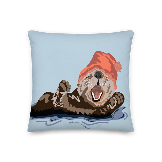 Snow Otter Premium Pillow
