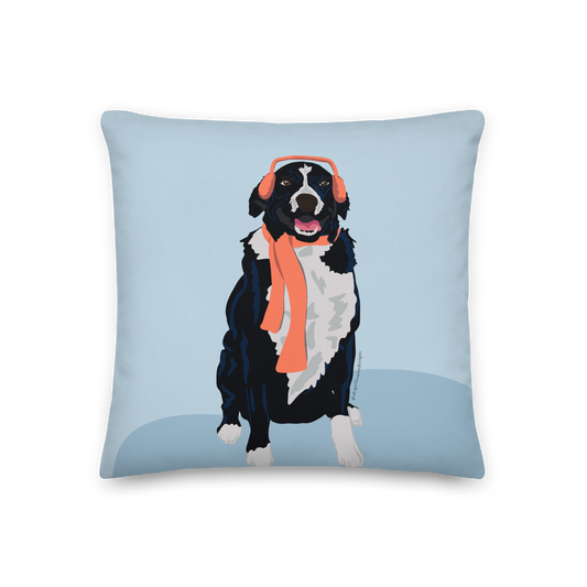 Snow Doggo Premium Pillow