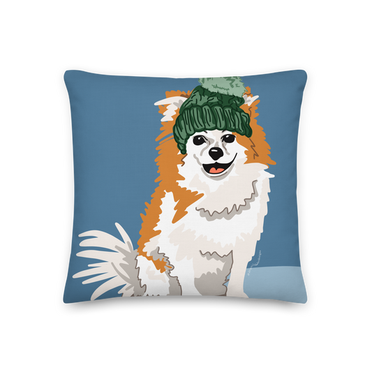 Snow Pup Premium Pillow