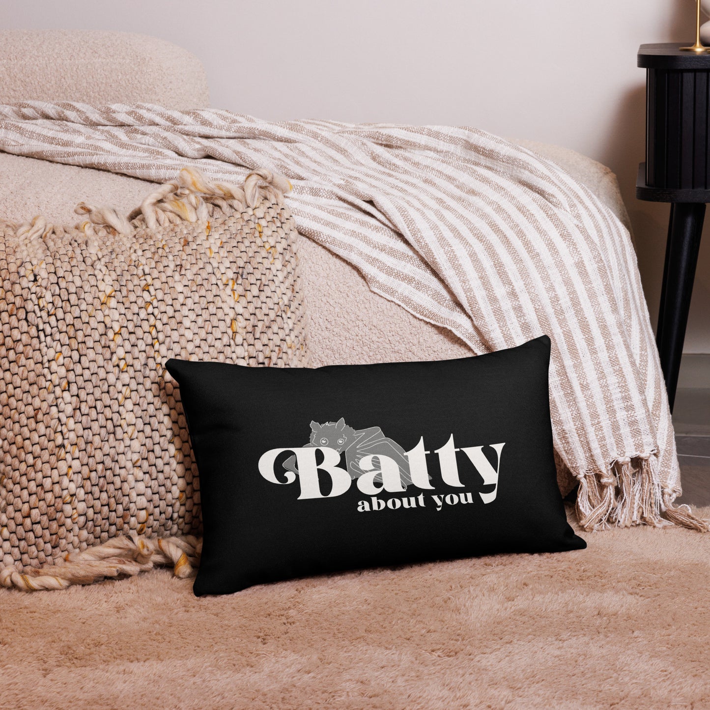 Batty About You Premium Pillow