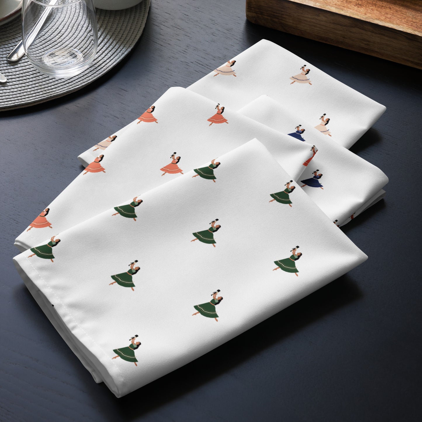 Nutcracker Clara Cloth Holiday Napkin Set