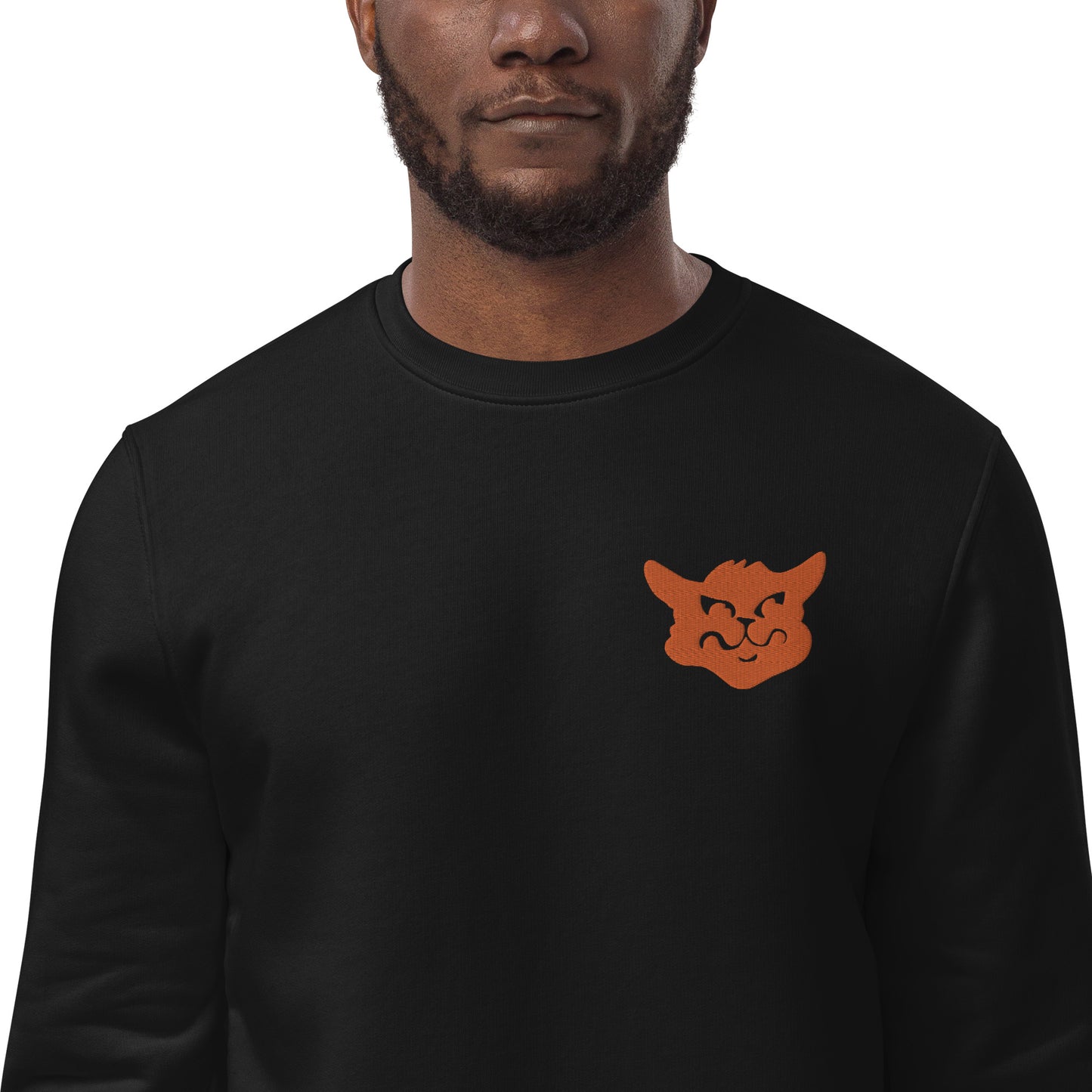 That Darn Cat Eco Sweatshirt in Orange